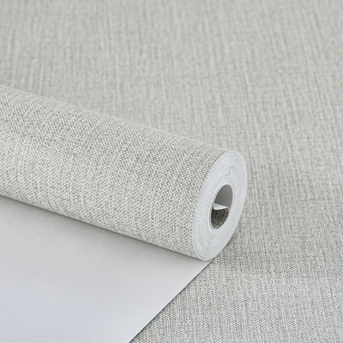 Rolo de papel de parede linho natural